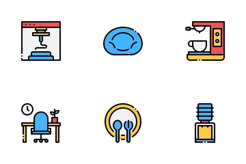 Coworking Space Icon Pack