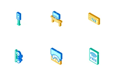 Coworking Work Office Icon Pack