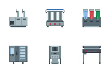Cozinha Comercial Pacote de Ícones