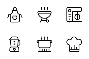 Cozinha e Culinária Icon Pack