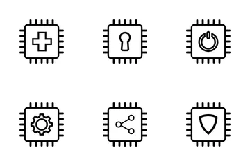 Cpu Processor Icon Pack