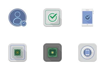 CPU & Use In Work Icon Pack