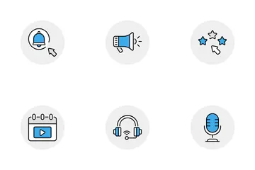 Creador de contenido Paquete de Iconos