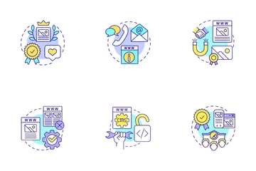 Creating Websites Icon Pack