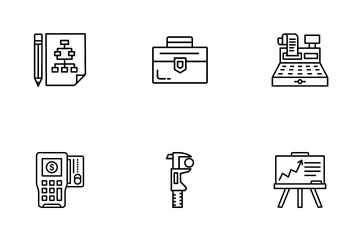 Creative Process And E-Commerce Icon Pack