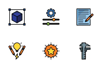 Creative Process Icon Pack Icon Pack