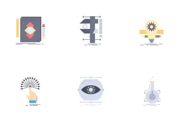 Creative Skills And Creative Process Icon Pack