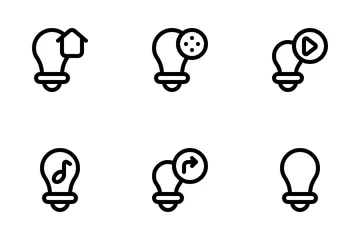 Creativity Lamp Icon Pack