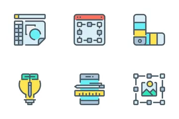 Creativo y diseño Paquete de Iconos