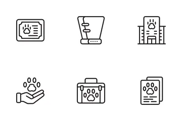 Creche para animais de estimação Icon Pack