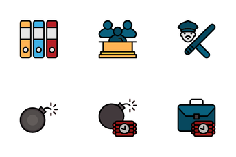 Crime And Law Icon Pack