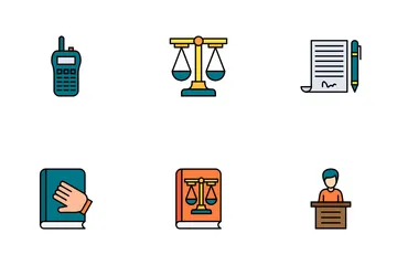 Crime And Law Icon Pack
