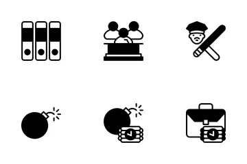 Crime And Law Icon Pack