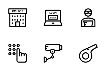 Crime And Security Icon Pack