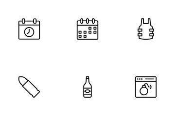 Crime  Investigation Icon Pack