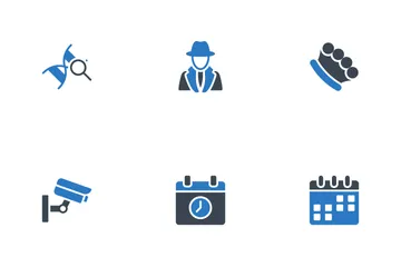 Crime Investigation Icon Pack