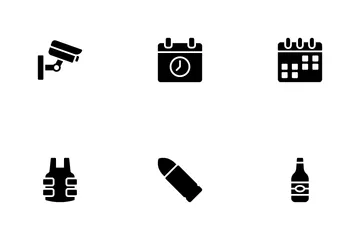 Crime Investigation Icon Pack