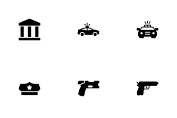 Crime Investigation Icon Pack