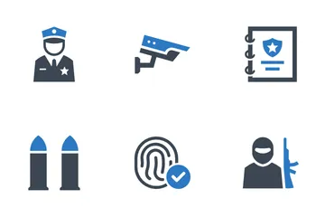 Crime Investigation Icon Pack