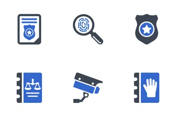 Crime Investigation Icon Pack