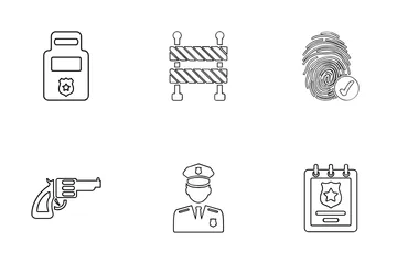 Crime Investigation Icon Pack