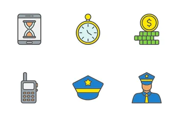 Crime Investigation Icon Pack