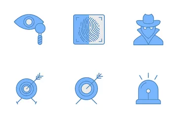 Crime Investigation Icon Pack