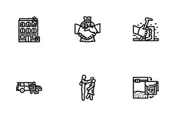 Crime Justice Law Police Theft Icon Pack