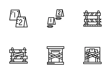 범죄 현장 아이콘 팩