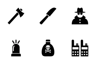 Crime Vector Icons