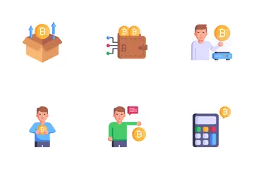 Criptomoeda e Blockchain Pacote de Ícones
