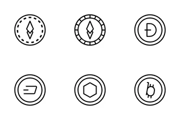 Criptomoeda Vol-2 Pacote de Ícones