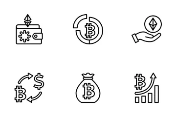 Criptomoneda Paquete de Iconos