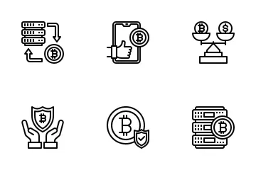 Criptomoneda Paquete de Iconos