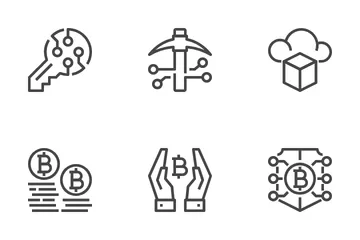 Criptomoneda Paquete de Iconos