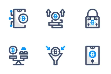 Criptomoneda - Básico 1 Paquete de Iconos