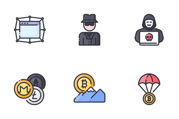 Criptomoneda Paquete de Iconos