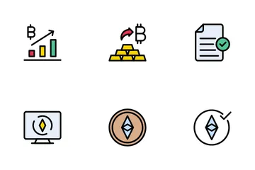 Criptovaluta e Bockchain Icon Pack