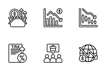 Crise économique Pack d'Icônes