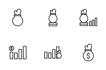 Crisis económica Paquete de Iconos