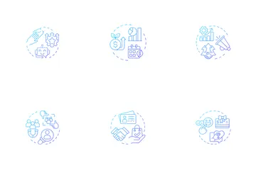 CRM System Types Icon Pack