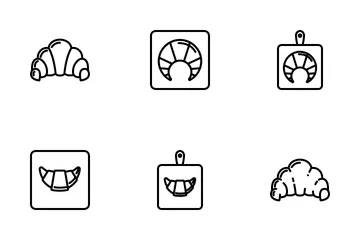 Croissant Icon Pack