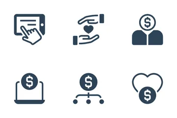Crowd Funding Icon Pack