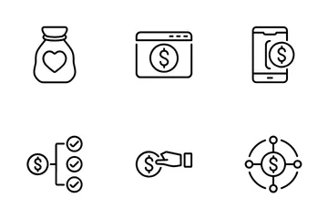 Crowd Funding Icon Pack