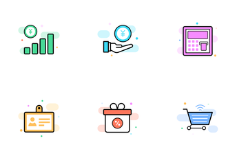 Crowdfunding And Business Icon Pack