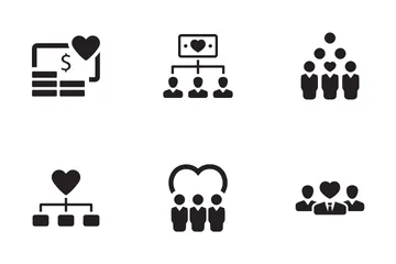 Crowdfunding And Donation Icon Pack