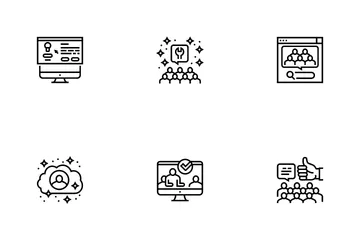 Crowdsourcing Business Icon Pack