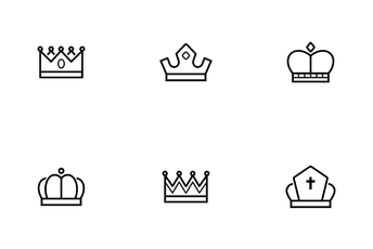 Crown And Hat Icon Pack