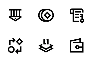 暗号通貨とDeFi アイコンパック