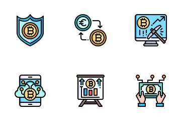 Crypto-monnaie Pack d'Icônes